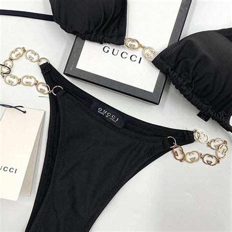 gucci bikini gold chain